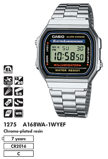 Casio A-168WA-1