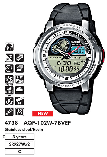 Casio AQF-102W-7B