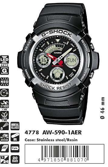 Casio AW-590-1A