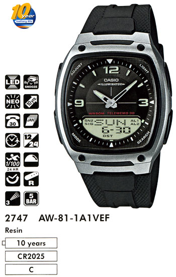 Casio AW-81-1A1