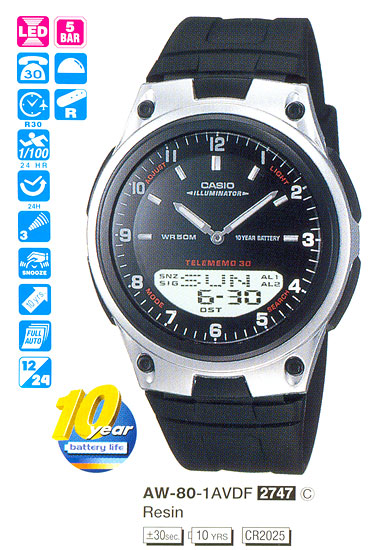 Casio AW-80-1A