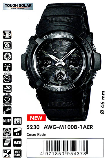 Casio AWG-M100B-1A