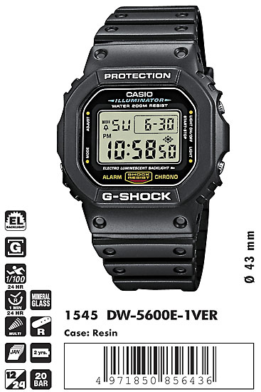 Casio DW-5600E-1V