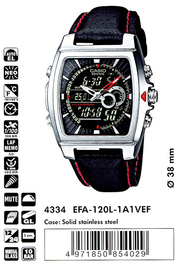 Casio EFA-120L-1A1