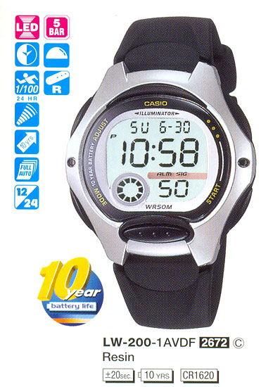 Casio LW-200-1A